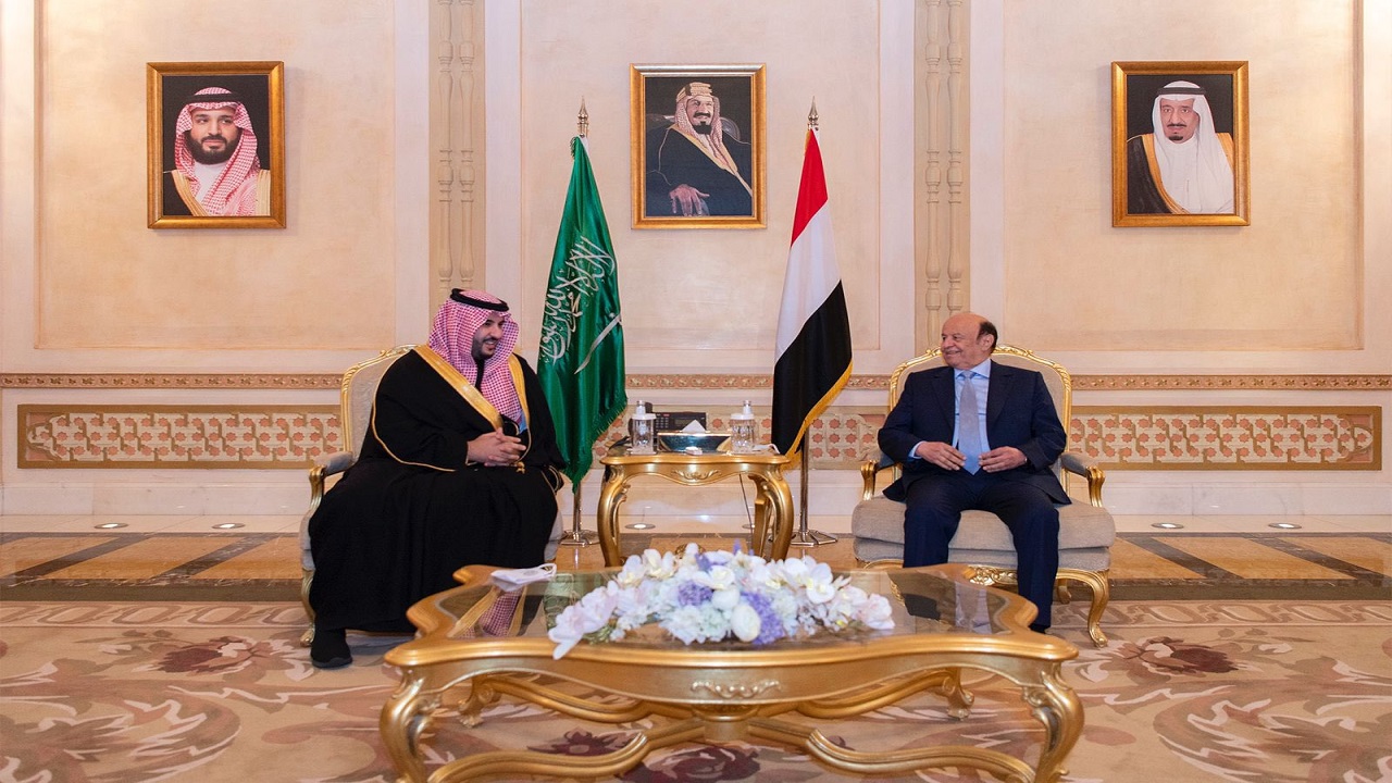 الأمير خالد بن سلمان يلتقي بالرئيس اليمني
