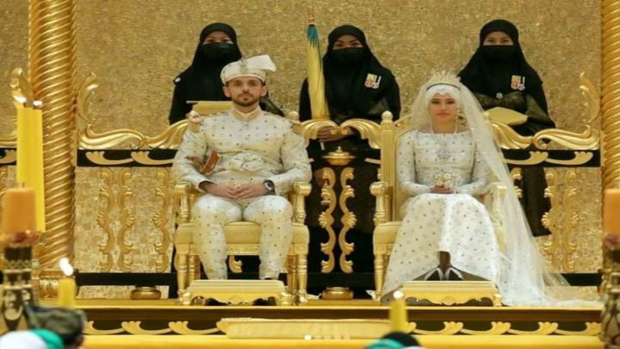 بالصور.. زفاف أسطوري لابنة سلطان آسيوي