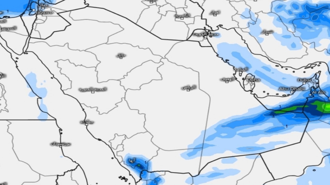 “المسند”: ‏الحالة المطرية الحالية قد تنتهي يوم غد