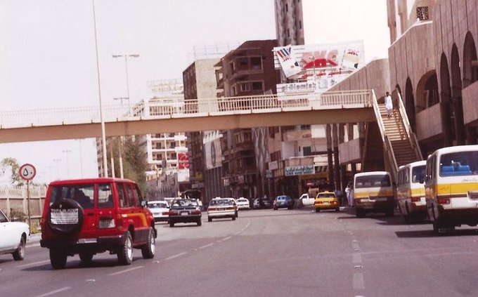 صورة قديمة من حي البطحاء في الرياض