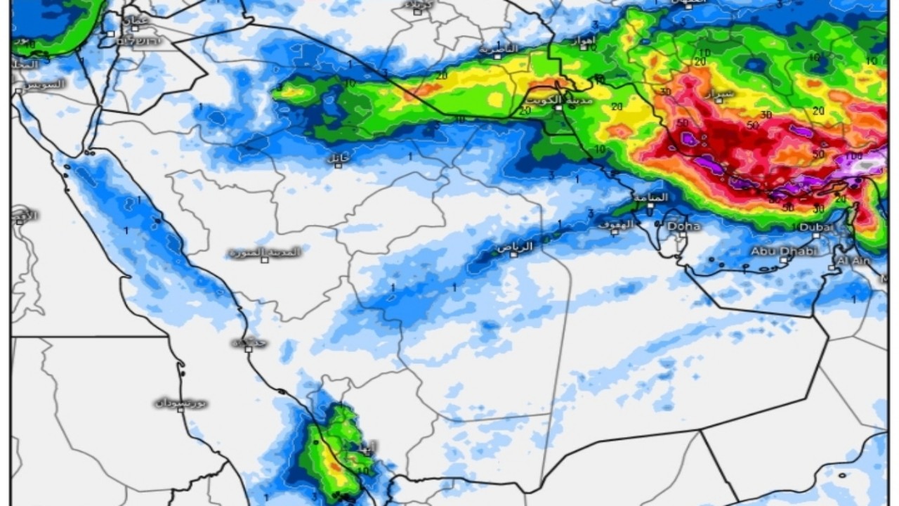 “المسند”: ‏الحالة المطرية مستمرة