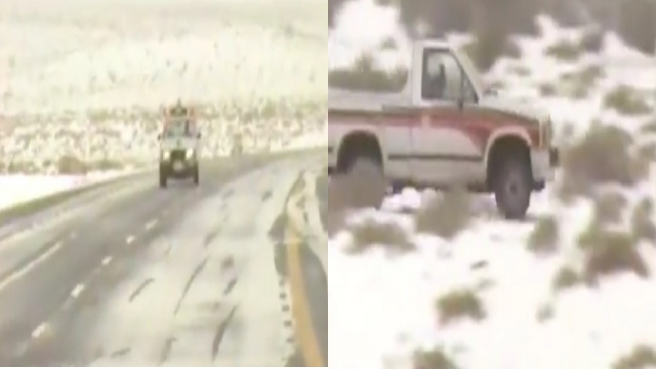 ‏فيديو يظهر تساقط الثلوج على تبوك قبل 30 عامًا