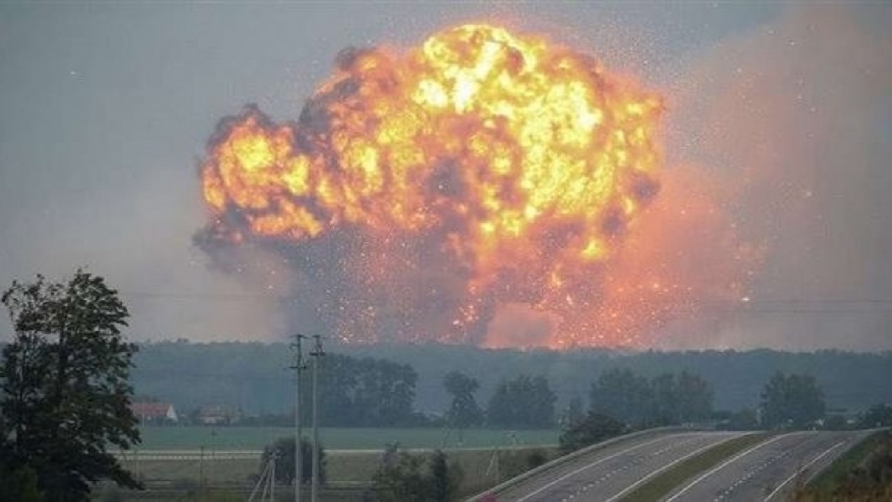 سماع دوي انفجارات قوية شرق أوكرانيا