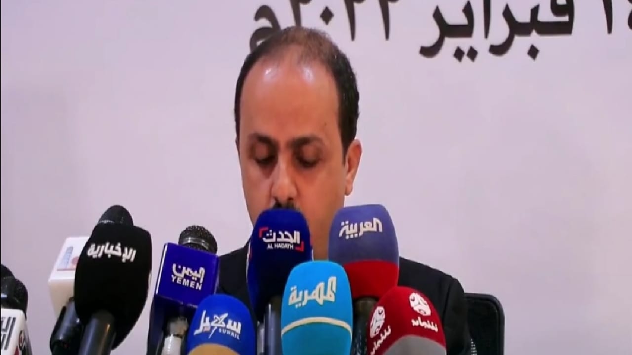 بالفيديو.. وزير الإعلام اليمني يدعو الأهالي عدم الزج بأبنائهم في معارك الحوثيين العبثية