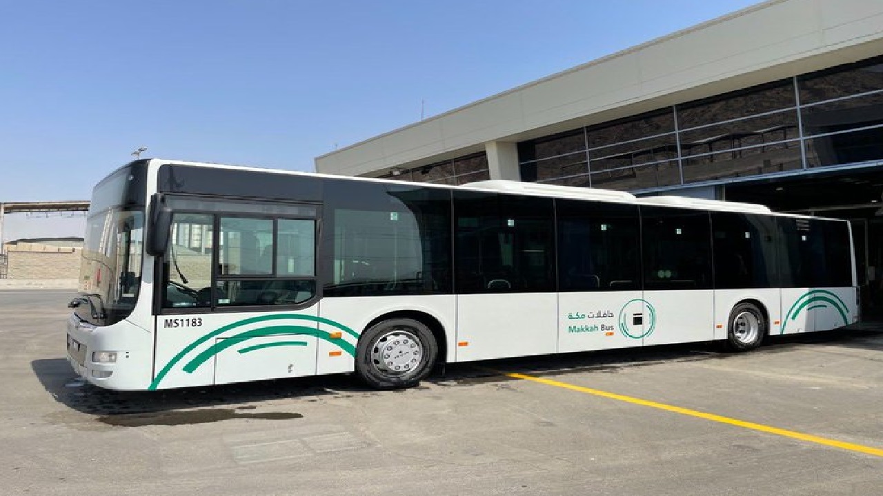 إطلاق المرحلة التجريبية لمشروع النقل العام لحافلات مكة غدًا