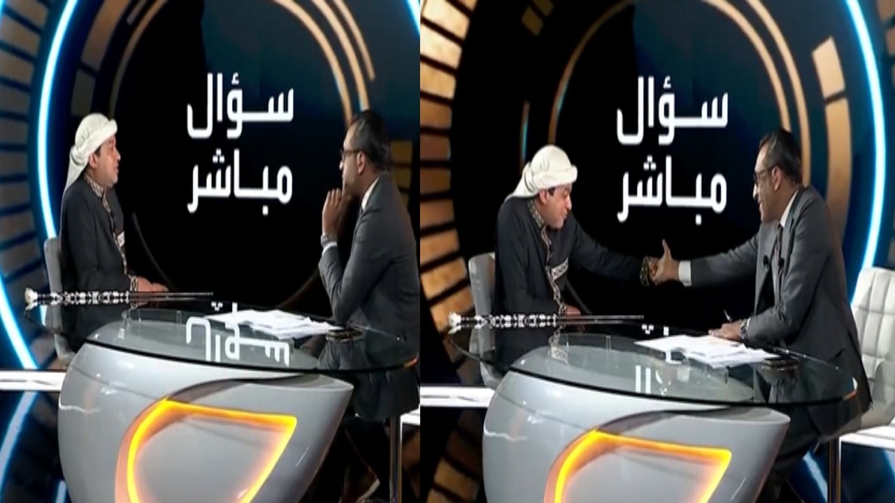 فيديو.. مذيع العربية يطلب من الزعاق قراءة الكف له