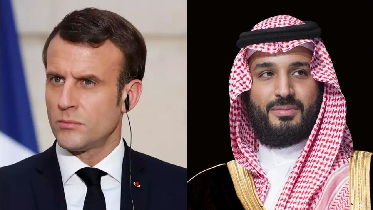 ولي العهد وماكرون يبحثان الأوضاع في أوكرانيا هاتفيًا