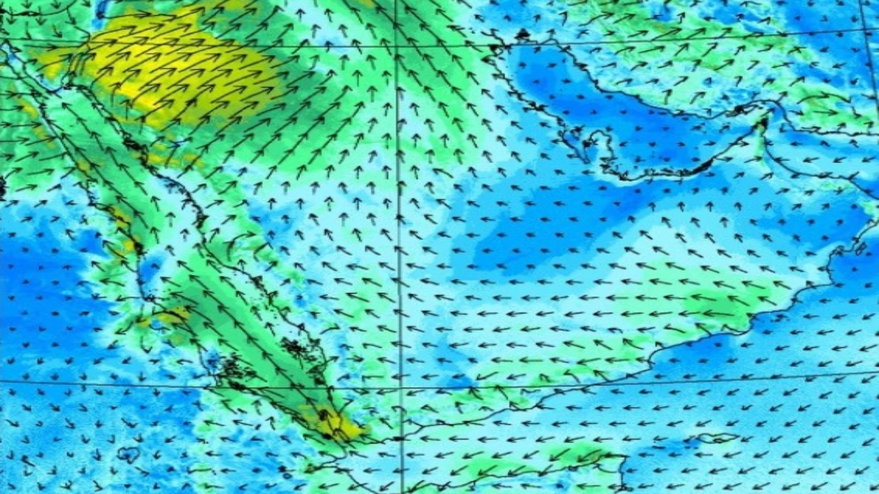“الأرصاد”: عاصفة رملية على 9 مناطق الأربعاء المقبل