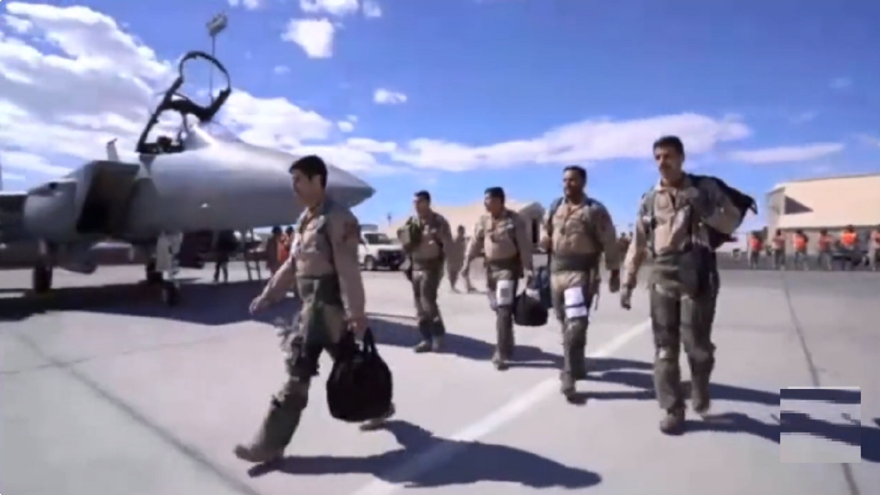 بالفيديو.. القوات الجوية السعودية تبدأ فعاليات تمرين &#8220;العلم الأحمر&#8221; بأمريكا