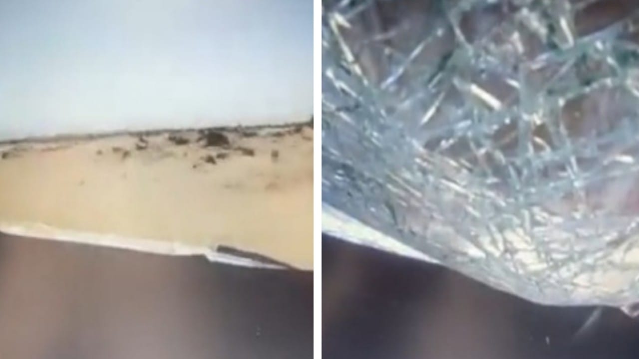 شاهد.. متسابق برالي الكويت يتعرض لحادث بسبب متفرج