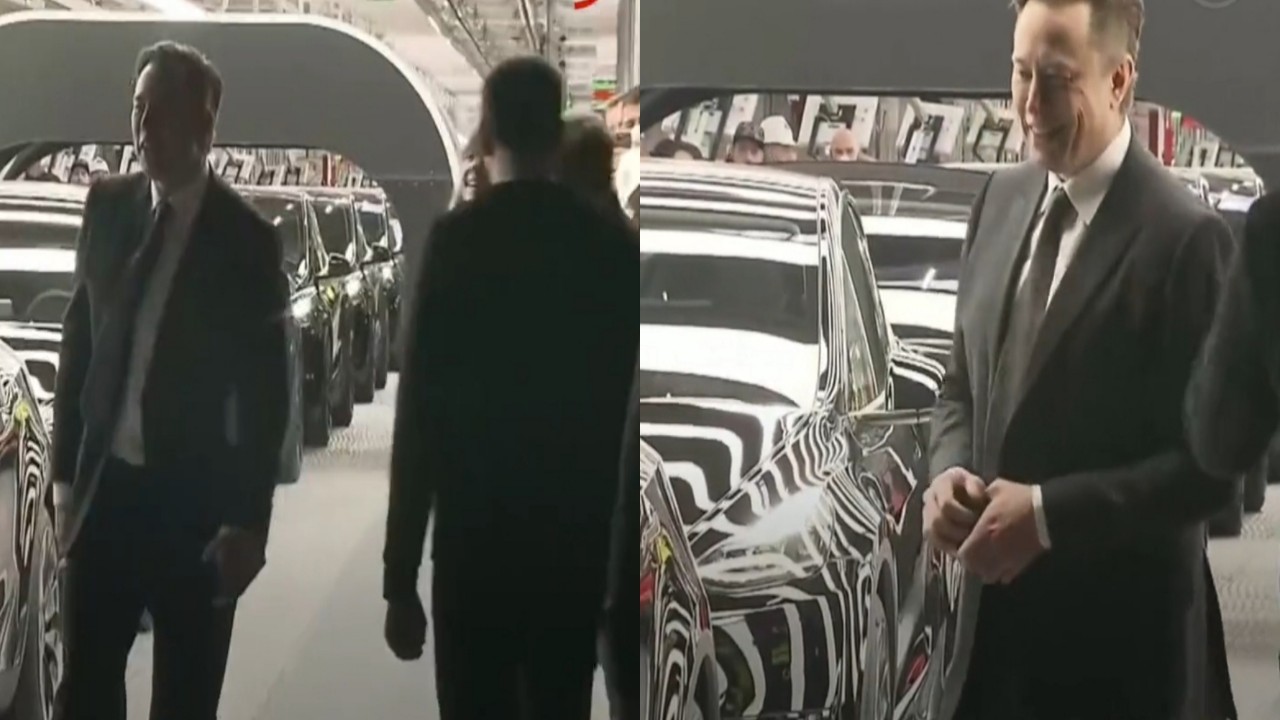 بالفيديو.. إيلون ماسك يرقص فرحًا بافتتاح مصنع عملاق لسيارات تسلا في برلين