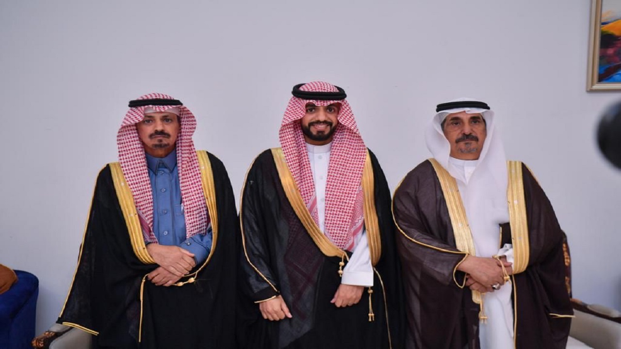 الشاب علي القرني عريساً