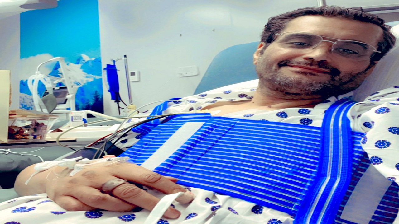 البكيري من داخل المستشفى: حاولت أن أكون أنيقًا بما يليق ببهجة العيد