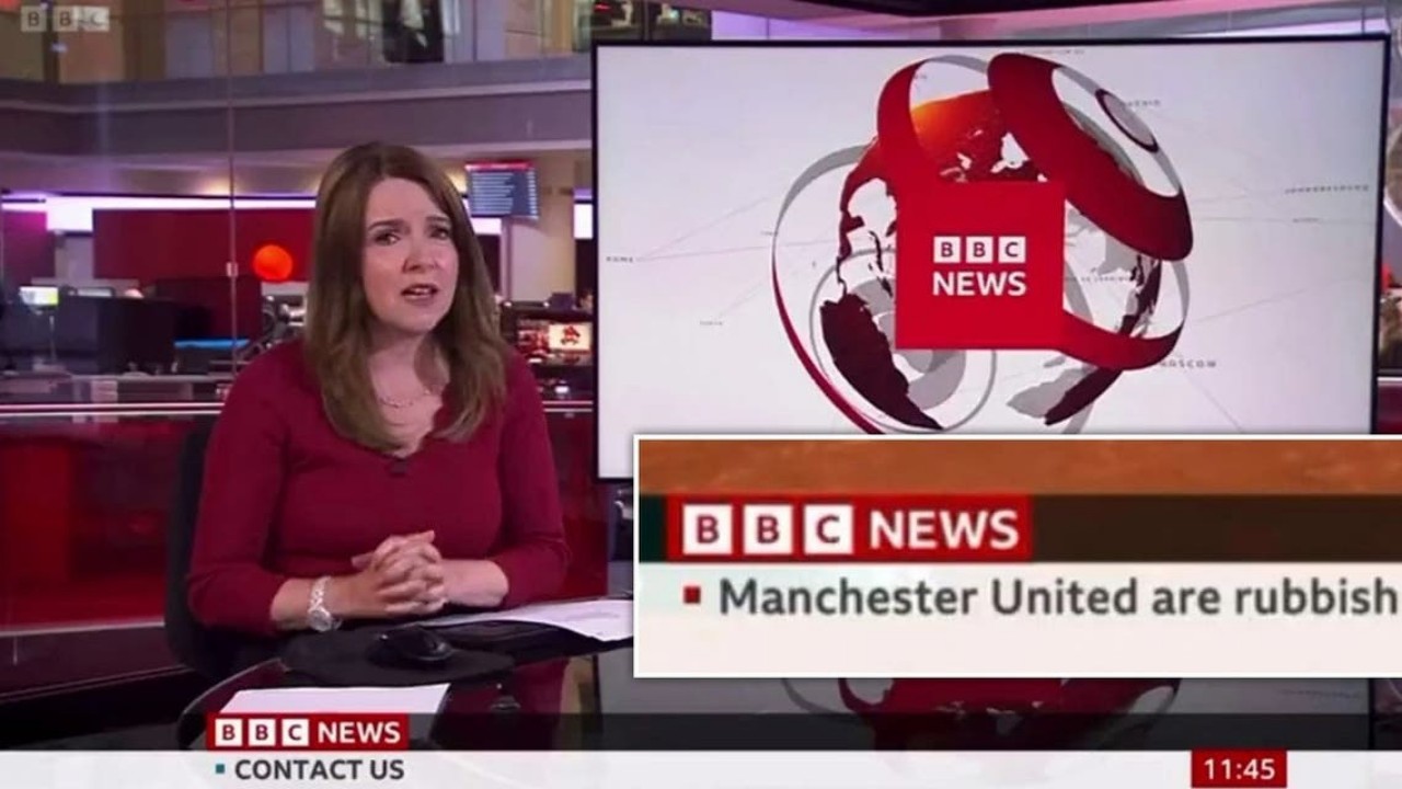 شبكة BBC البريطانية تعتذر عن وصف مانشستر يونايتد بـ القمامة
