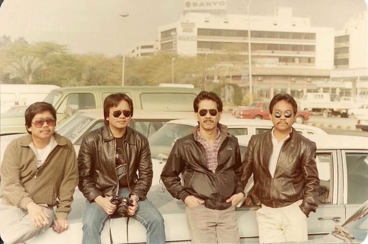 كشخة الفلبينيين في شارع الظهران بداية التسعينيات الميلادية