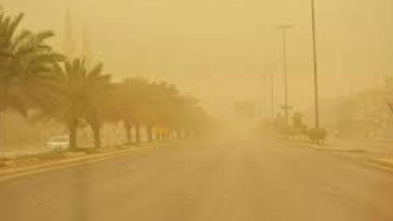 الأرصاد: استمرار الغبار على معظم مناطق المملكة حتى الغد