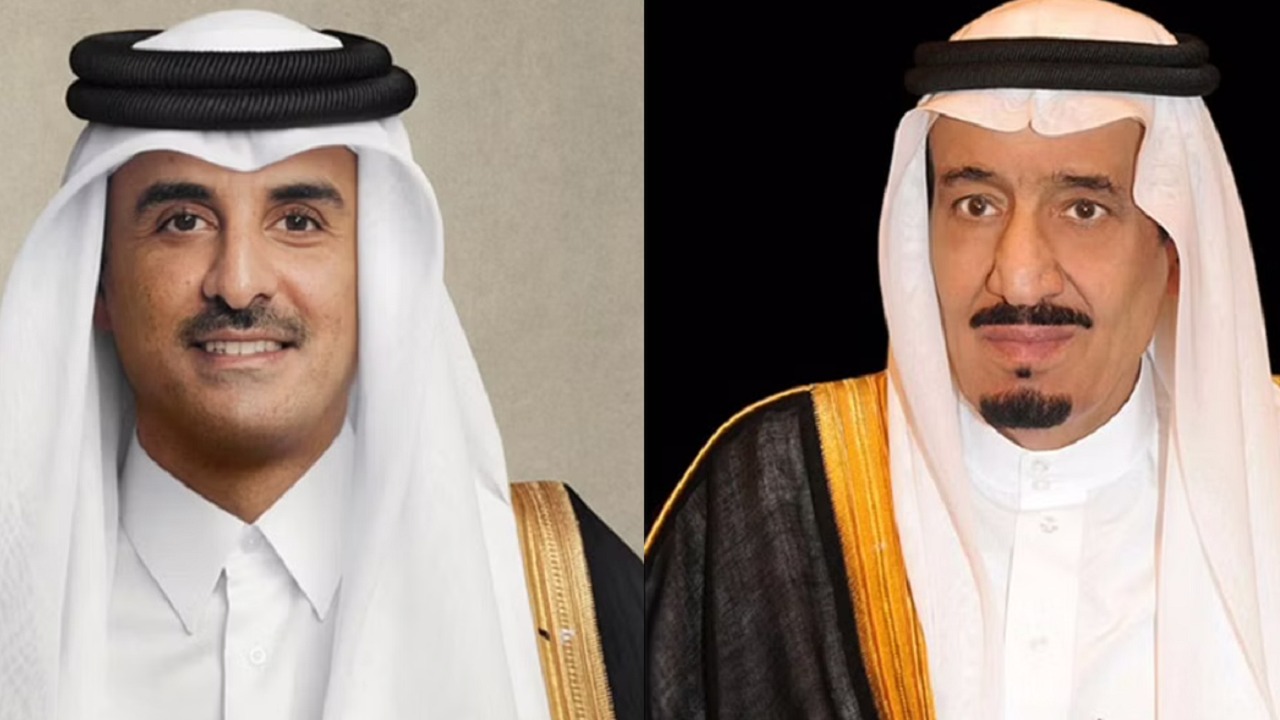 أمير قطر يهنئ خادم الحرمين الشريفين إثر نجاح منظار القولون