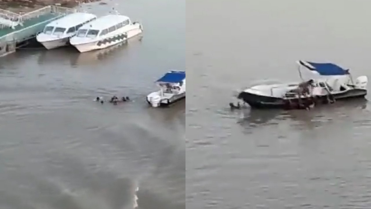 بالفيديو.. لحظة إنقاذ فتاة عراقية حاولت الانتحار من أعلى جسر