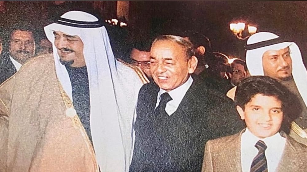 صورة تاريخية للملك فهد أثناء إحدى زياراته للمغرب