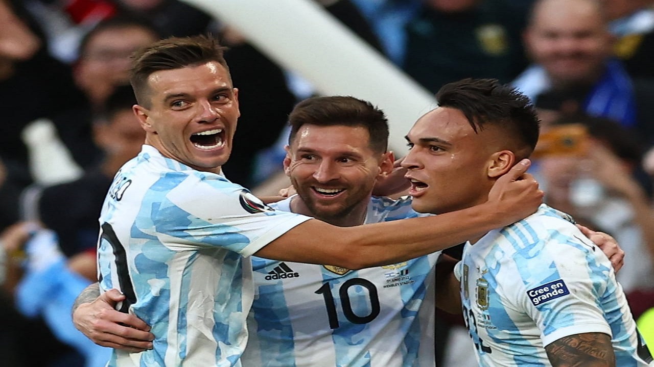 الأرجنتين تهزم إيطاليا وتتوج بكأس فيناليسيما