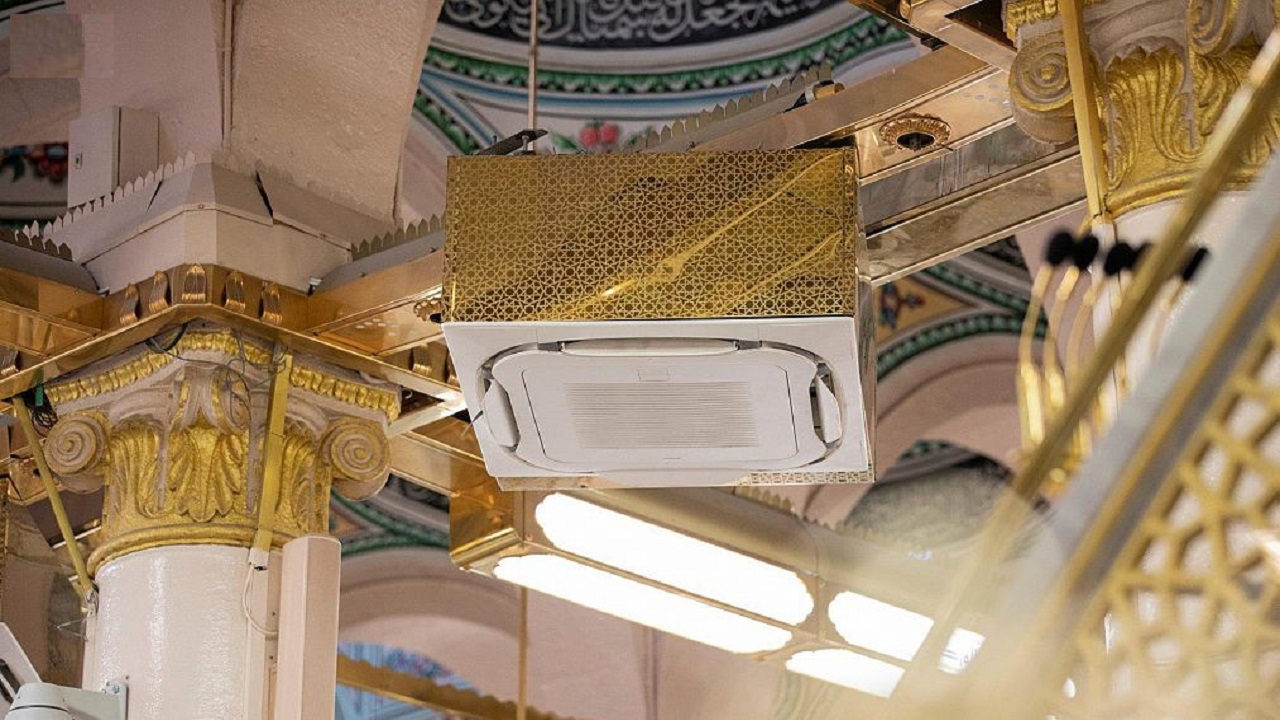 محطة التكييف المركزية بالمسجد النبوي تجسّد مشاهد العناية بضيوف الرحمن