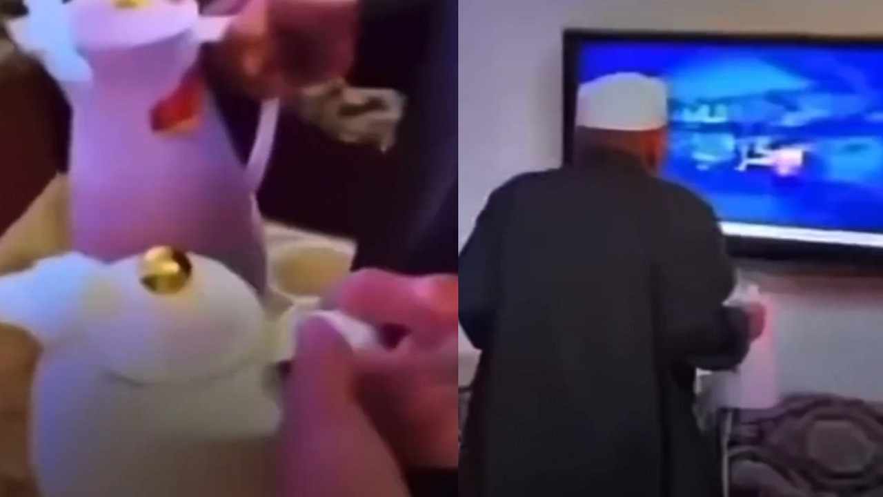فيديو.. مُسن لم ينسيه «الزهايمر» الكرم ويقدم القهوة لمذيع العربية أمام التلفاز