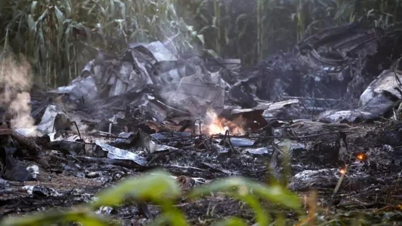 بالفيديو.. تحطم طائرة أوكرانية تحمل 11 طنا من السلاح