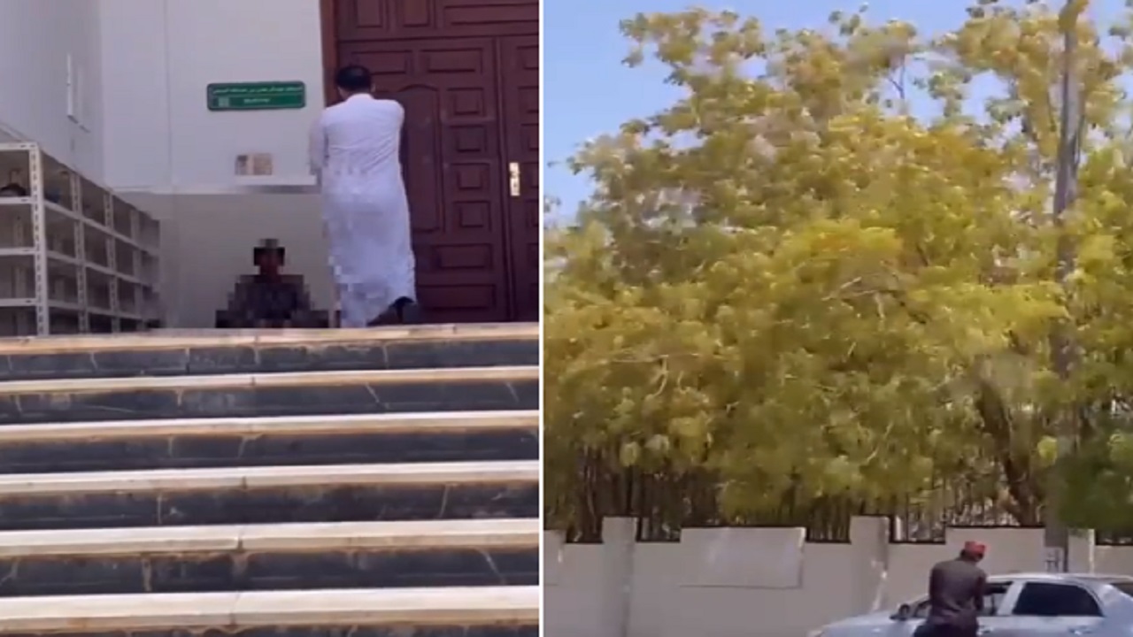 بالفيديو .. ضبط 3 مقيمين مارسوا التسول أمام المساجد والمارة