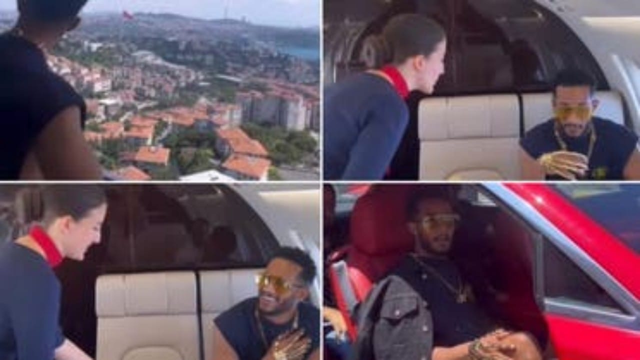 شاهد.. محمد رمضان يشعل الجدل بكفه الذهبي قبل حفله في تركيا