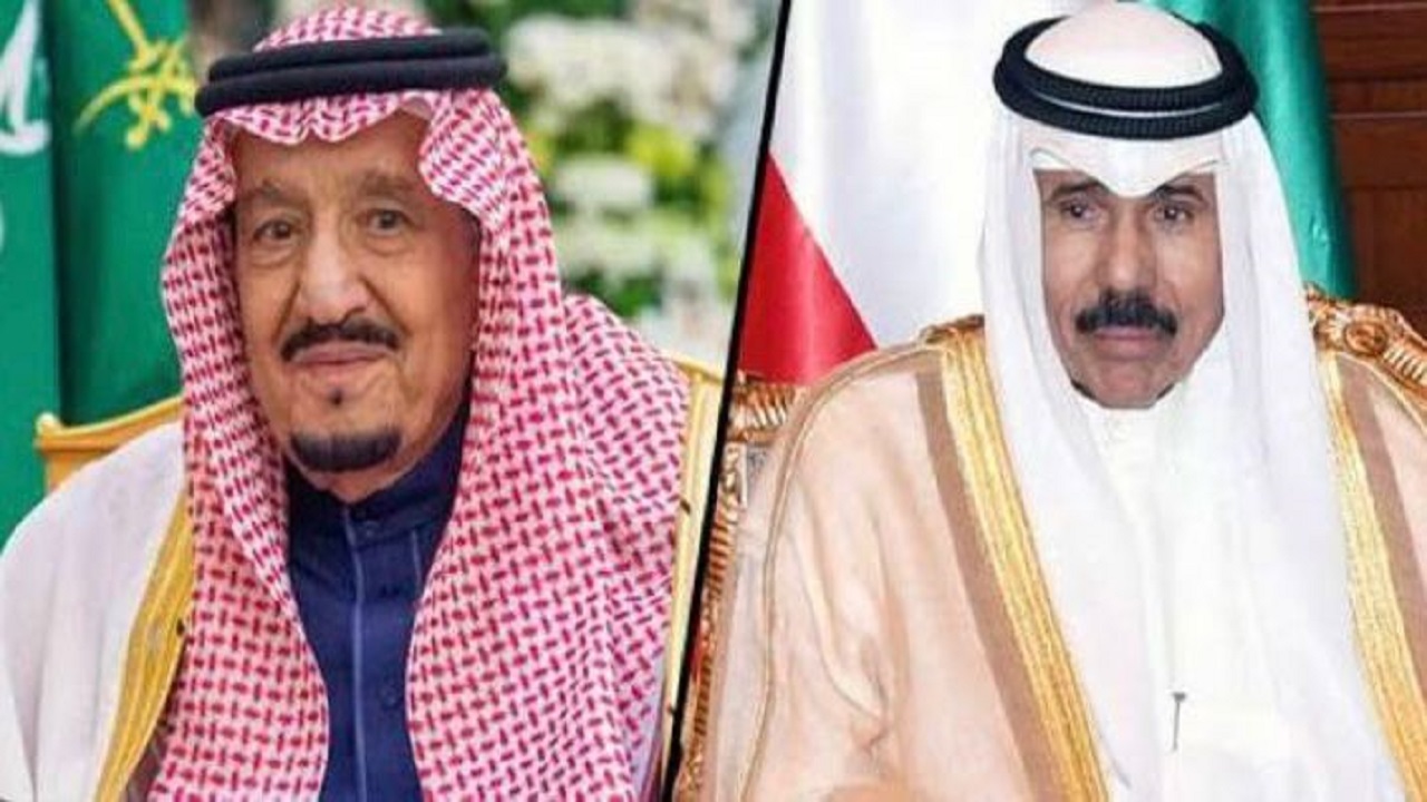 خادم الحرمين الشريفين يتلقى برقية تعزية من أمير الكويت