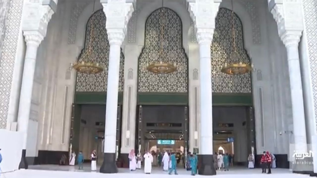 المواصفات الهندسية لـ “باب الملك عبدالعزيز” في المسجد الحرام (فيديو)
