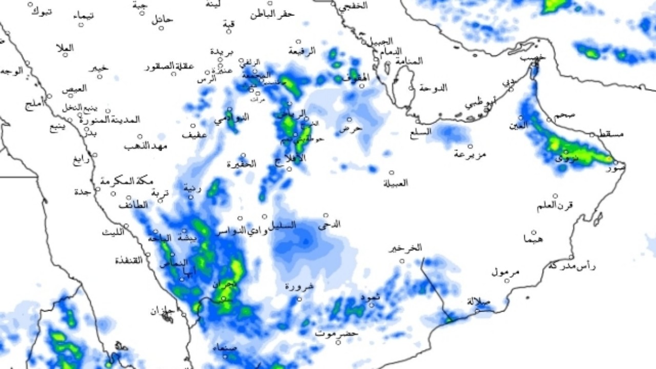 “الحصيني”: أمطار وسيول ورياح على عدة مناطق