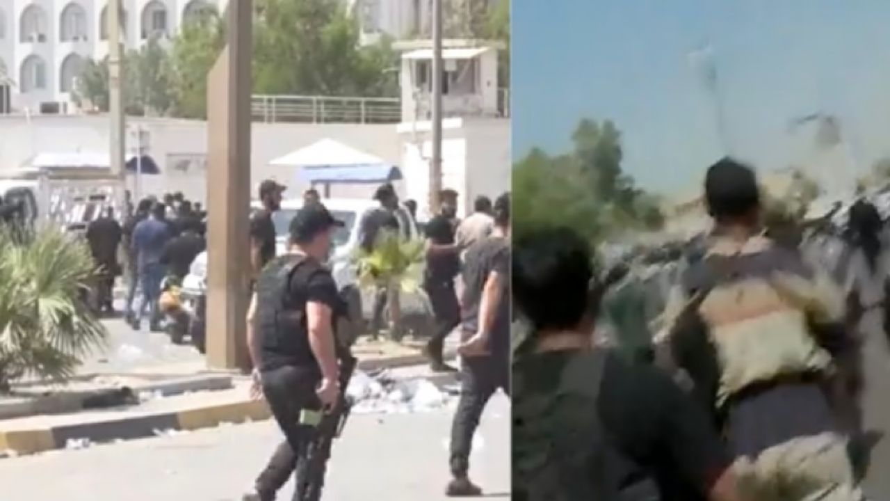 بالفيديو.. بدء انسحاب المسلحين من داخل المنطقة الخضراء بعد دعوة “الصدر”