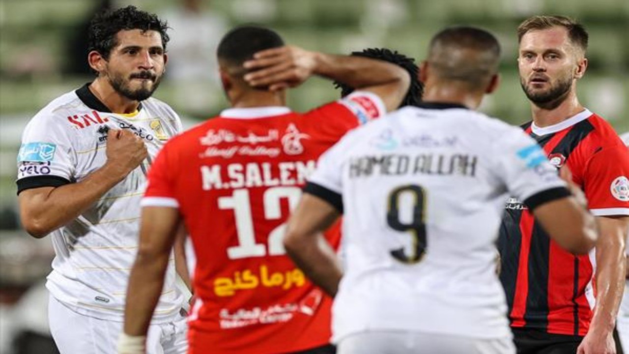 بالفيديو ….الاتحاد يفوز على الرائد برأسية حجازي