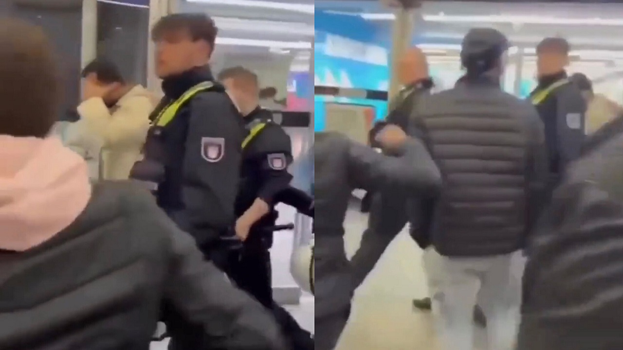 بالفيديو .. هتافات ضد السفير الإيراني في برلين