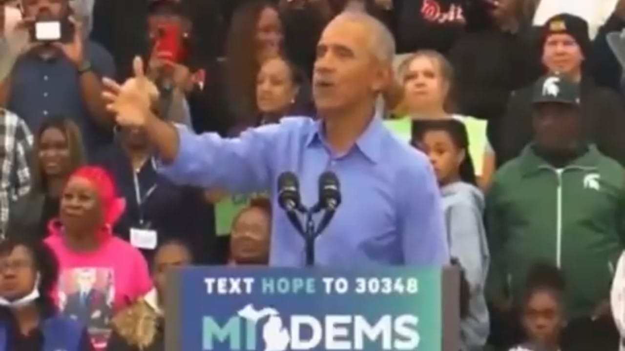 بالفيديو.. “أوباما” يحاول إنقاذ الديمقراطيين والجمهور يغضب: اللعنة جو بايدن