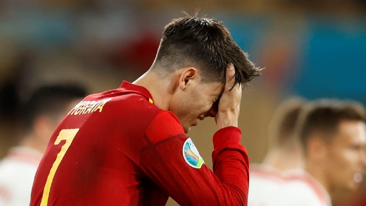 الإسباني موراتا يتعرض لإصابة قوية قبل كأس العالم
