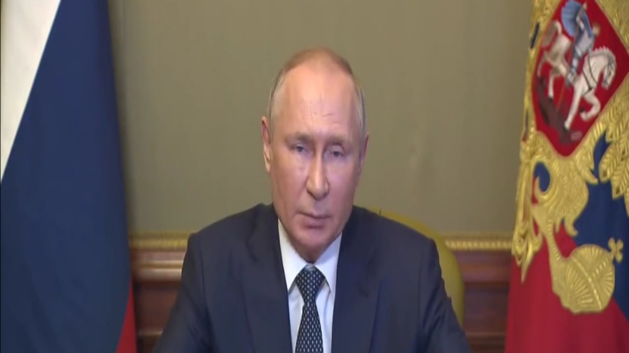 بوتين محذراً كييف : ردنا سيكون قاسياً في حال تكرار الهجمات الإرهابية ضد الأراضي الروسية (فيديو)