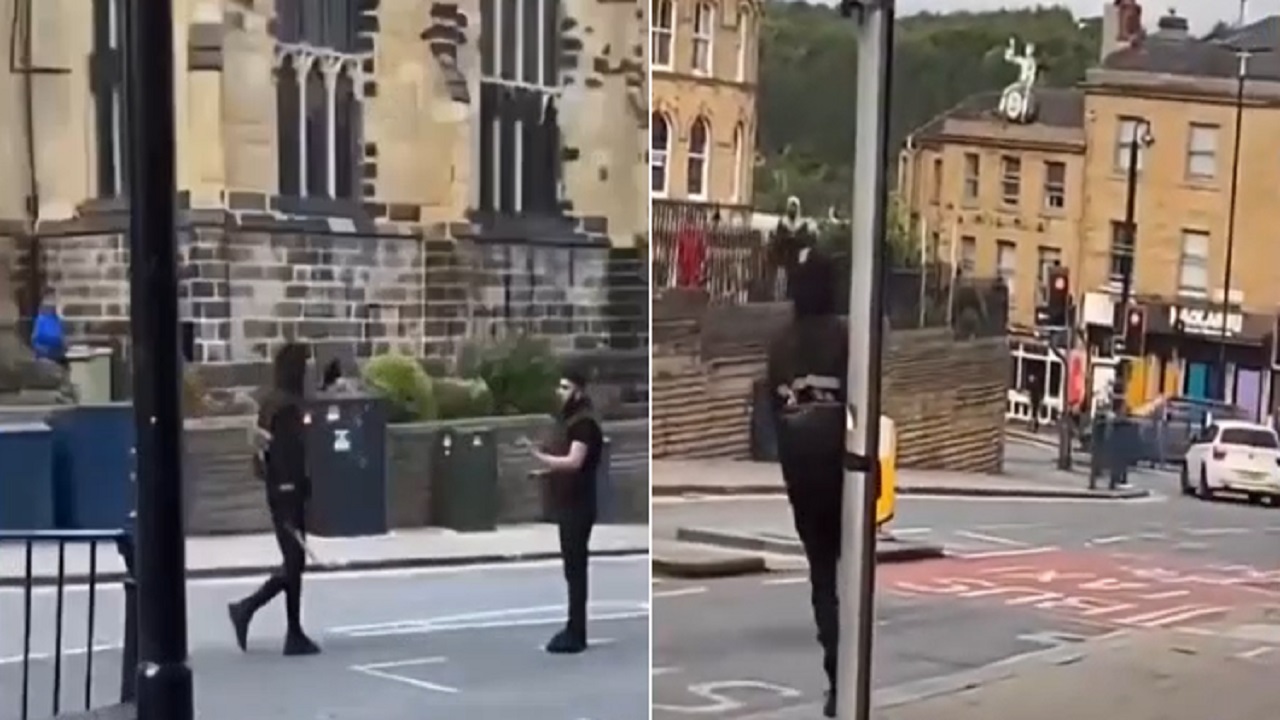 بالفيديو.. لحظة هجوم لص ملثم على شاب في إحدى شوارع بريطانيا