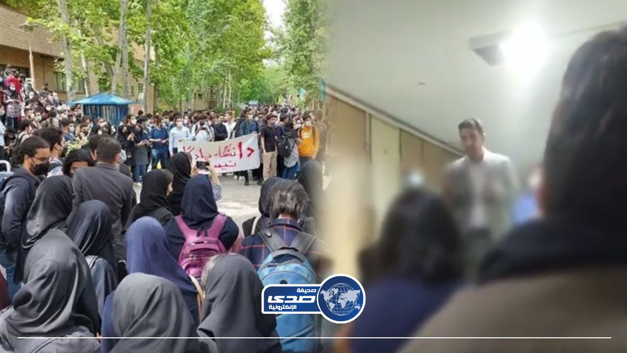 لقمع المظاهرات.. حكومة الملالي تقتحم الجامعات وترهب طلابها (فيديو)
