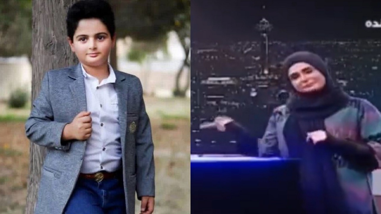 فيديو..استقالة مذيعة إيرانية على الهواء تأثراً بطفل راح ضحية “الملالي” الإرهابي