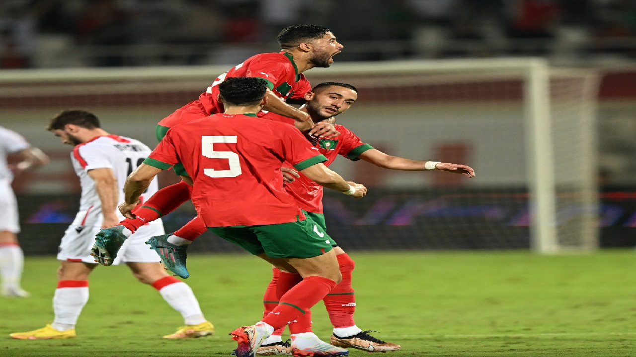 فيديو..هدف عالمي للاعب المغرب في شباك جورجيا