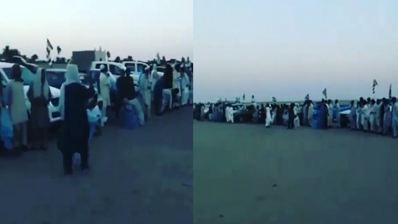 فيديو..البلوش الباكستانيون يتجمهرون على حدود إيران دعماً للاحتجاجات