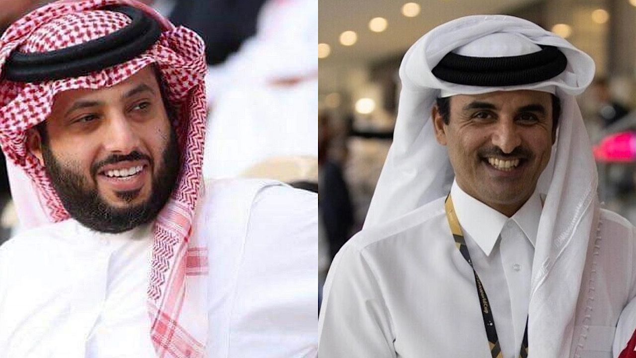 “آل الشيخ” يقدم هدية لأمير قطر بمناسبة انتهاء المونديال