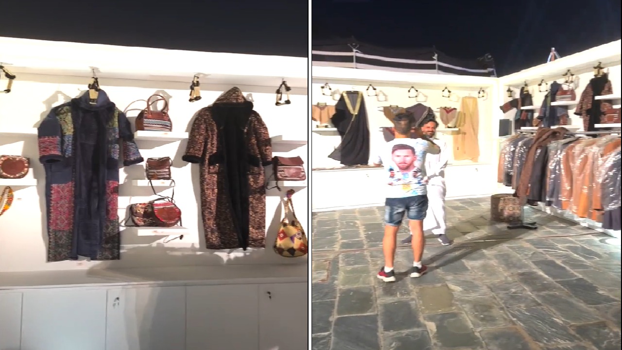 فيديو .. الأزياء السعودية تجذب الجماهير في مونديال قطر