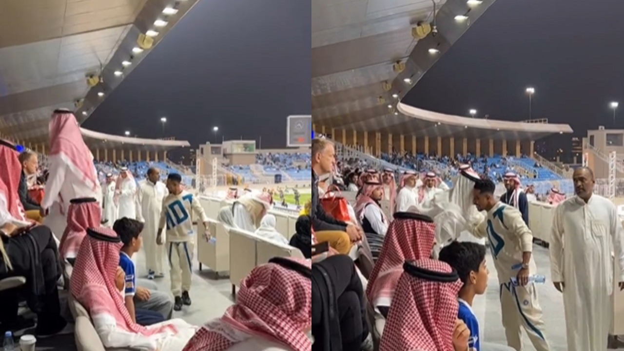 فيديو..سالم الدوسري يدعم الهلال أمام نيوكاسل