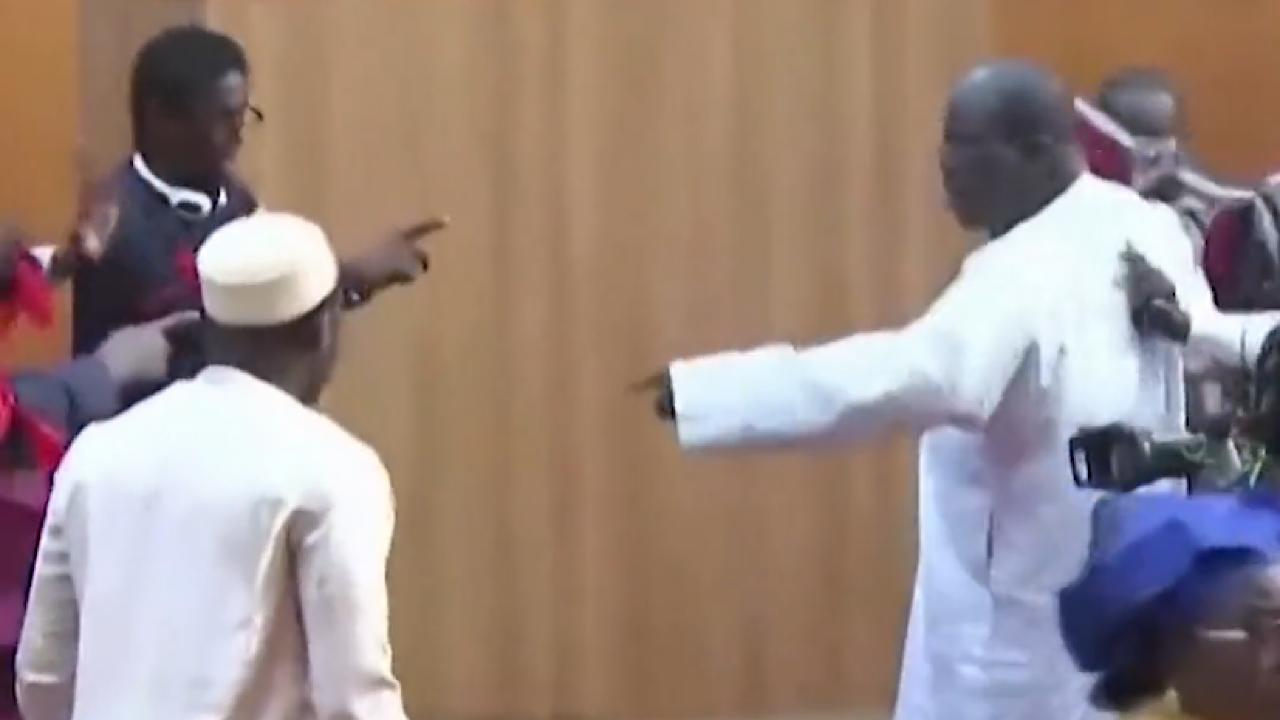 بالفيديو.. صفع نائب لزميلته على وجهها تحت قبة برلمان السنغال