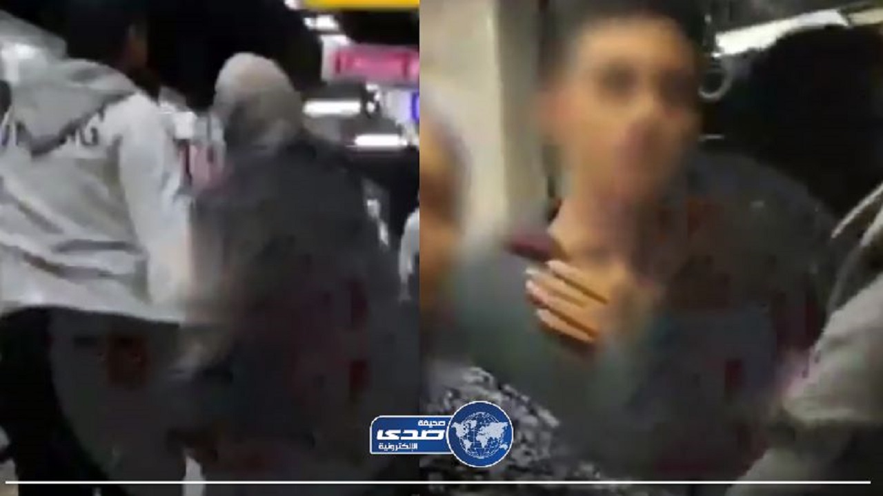 فتيات يلقنّ متحرش علقة ساخنة داخل عربة مترو السيدات بمصر(فيديو)