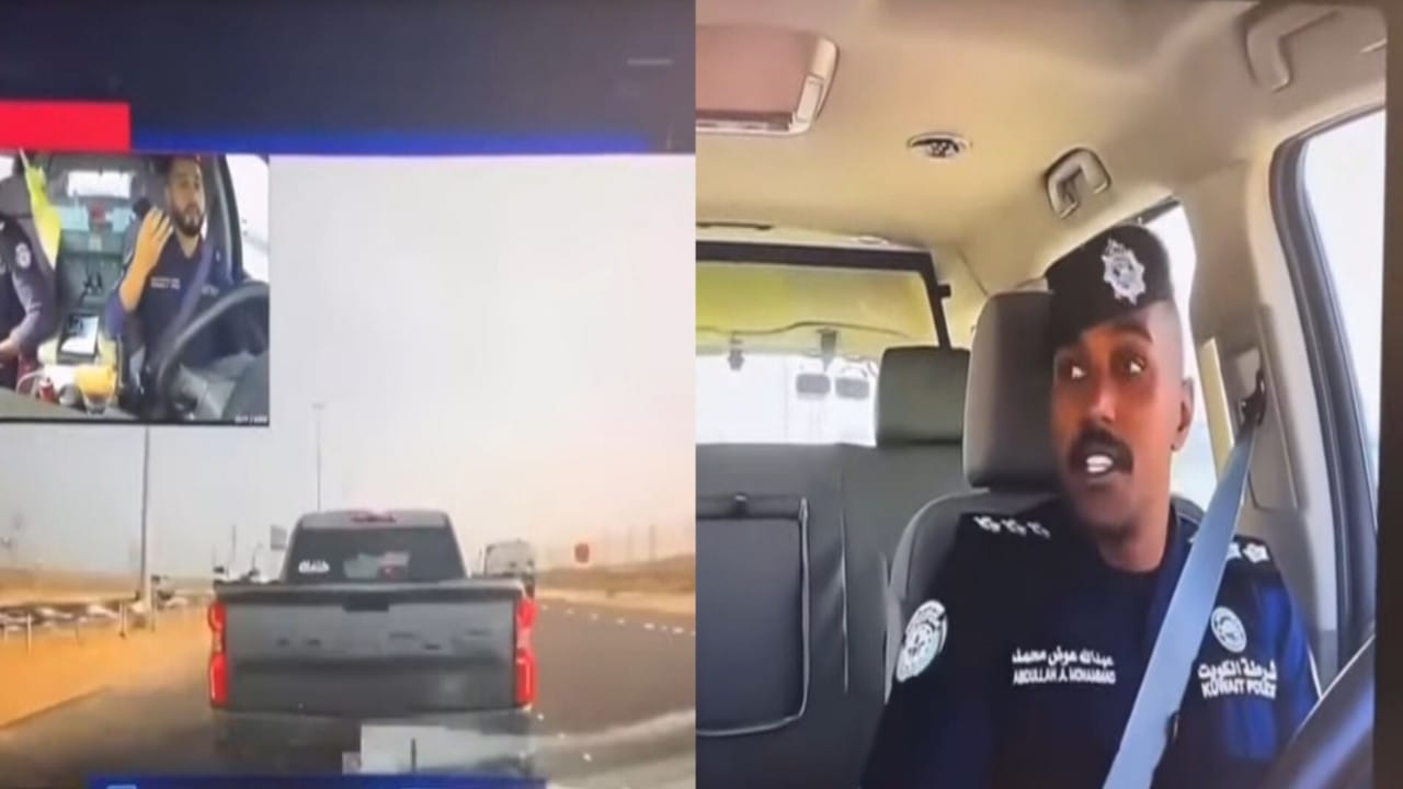 بالفيديو.. لحظة إنقاذ سائق علق نظام تثبيت السرعة في سيارته
