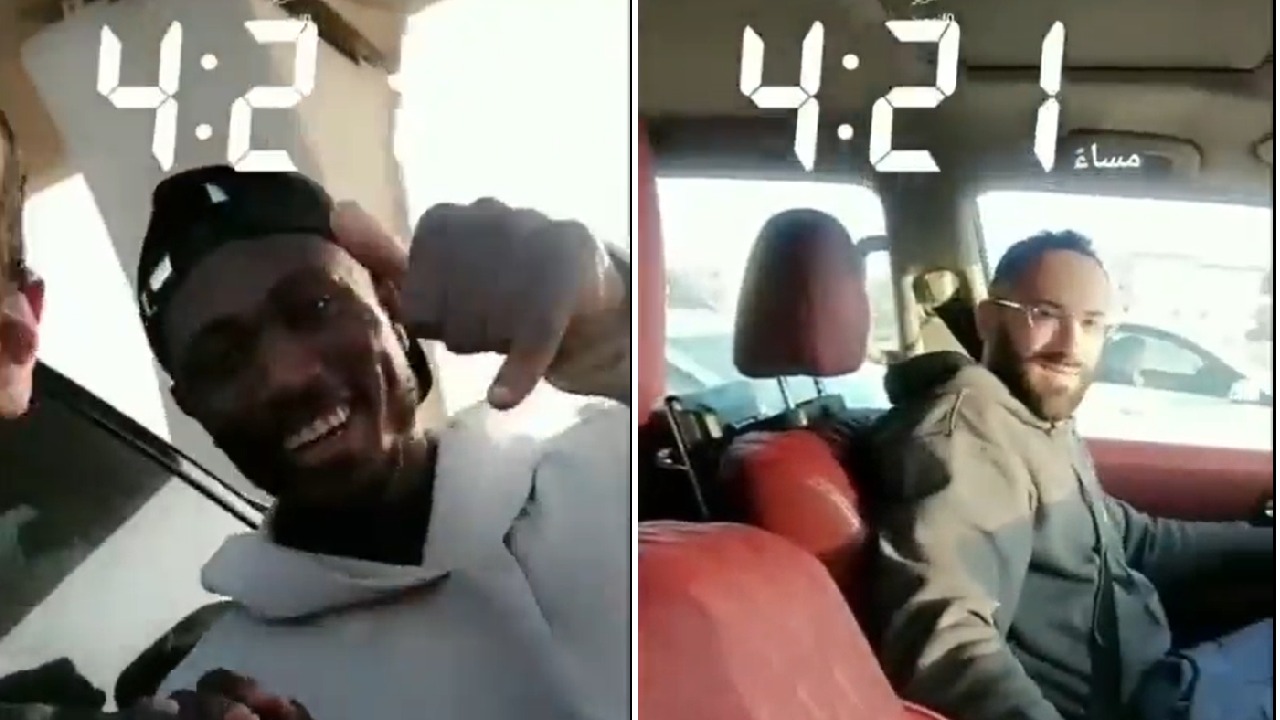 أوسبينا وكونان يصدمان مشجع نصراوي في الرياض (فيديو)